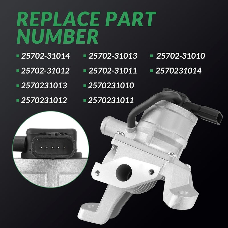 Ricmjend 25702-31013 Left Valve Emission Control NO.2 Compatible with Toyota Tundra 4Runner FJ Cruiser 2010-2023 Air Switch Valve 4.0L V6 Replaces 25702-31014 25702-31010 25702-31012 - Image 2